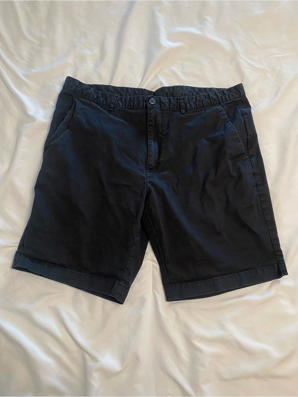 Calvin Klein Men's Black Slim Fit Shorts - Classic Everyday Style